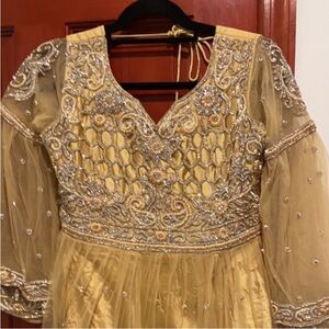 Gold Indian Lengha